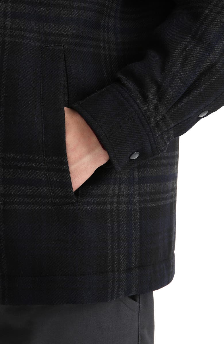 Woolrich Quilted Down Check Overshirt, Alternate, color, 