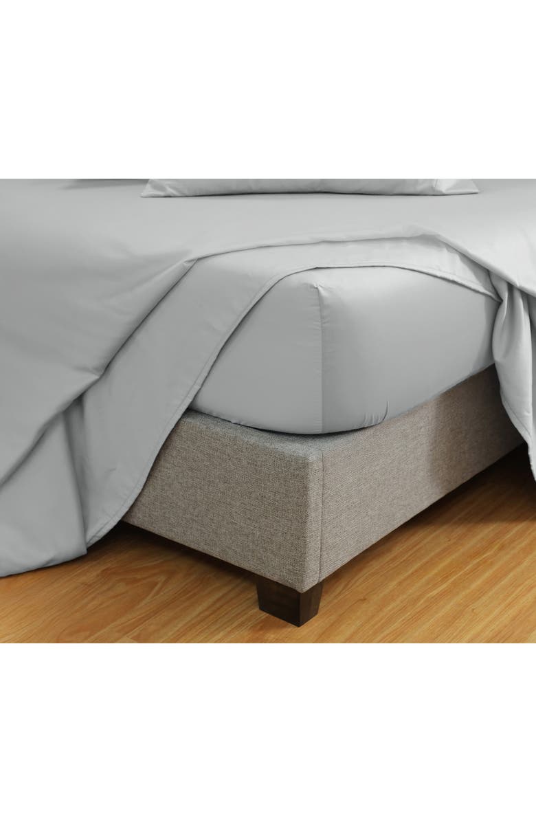 WESTPOINT HOME Restore Cotton & Tencel<sup>®</sup> Lyocell Sateen Sheet Set, Alternate, color, Grey