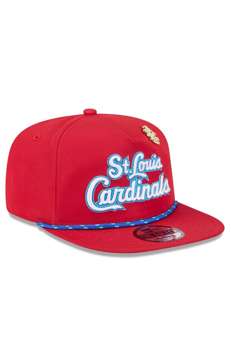New Era Men's New Era Red St. Louis Cardinals 2025 Big League Chew Golfer Snapback Hat, Alternate, color, Red