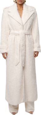 JLUXLABEL Warm Layers Faux Fur Coat