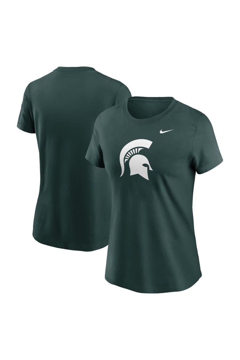 Women's Nike Green Michigan State Spartans Primetime Logo T-Shirt, Alternate, color, Green