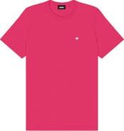 Dalix Mens Lil Heart Midweight Cotton Tee