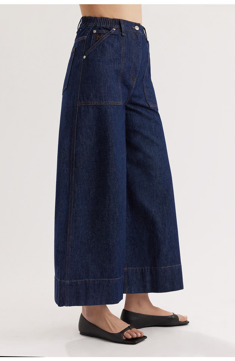 Merlette Violette Jean, Alternate, color, Dark Wash