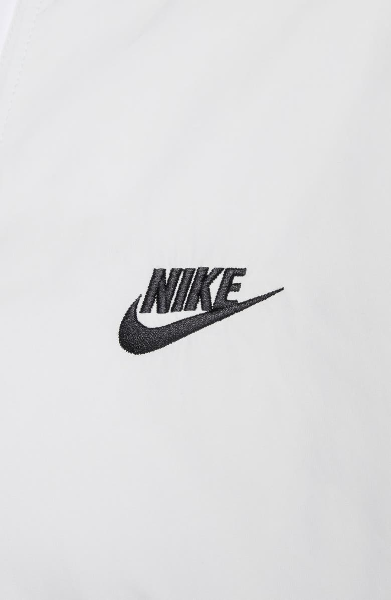 Nike Club Marina Water Repellent Hooded Anorak Jacket, Alternate, color, Photon Dust/ Black/ White