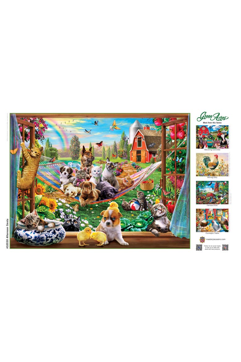 Afternoon Siesta 300 Piece Jigsaw Puzzle, Alternate, color, Multicolor