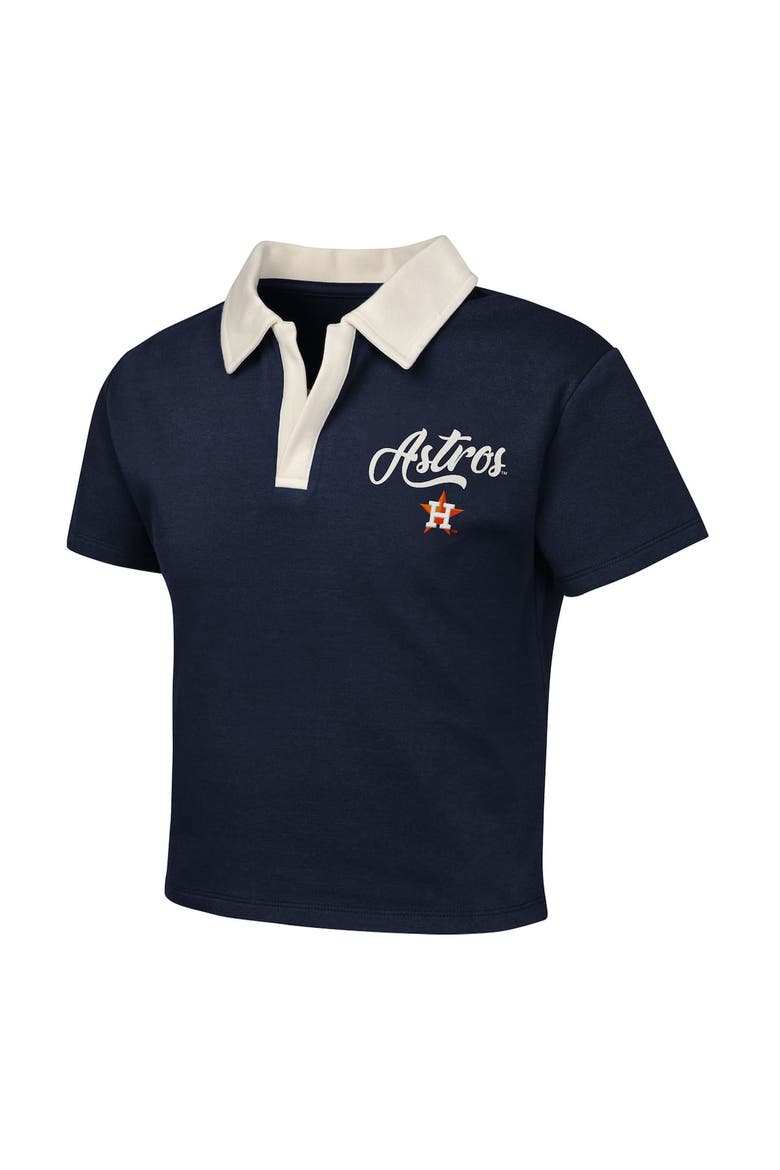 Girls Youth Navy Houston Astros Base Trainer Johnny Polo and Skort Set, Alternate, color, Navy