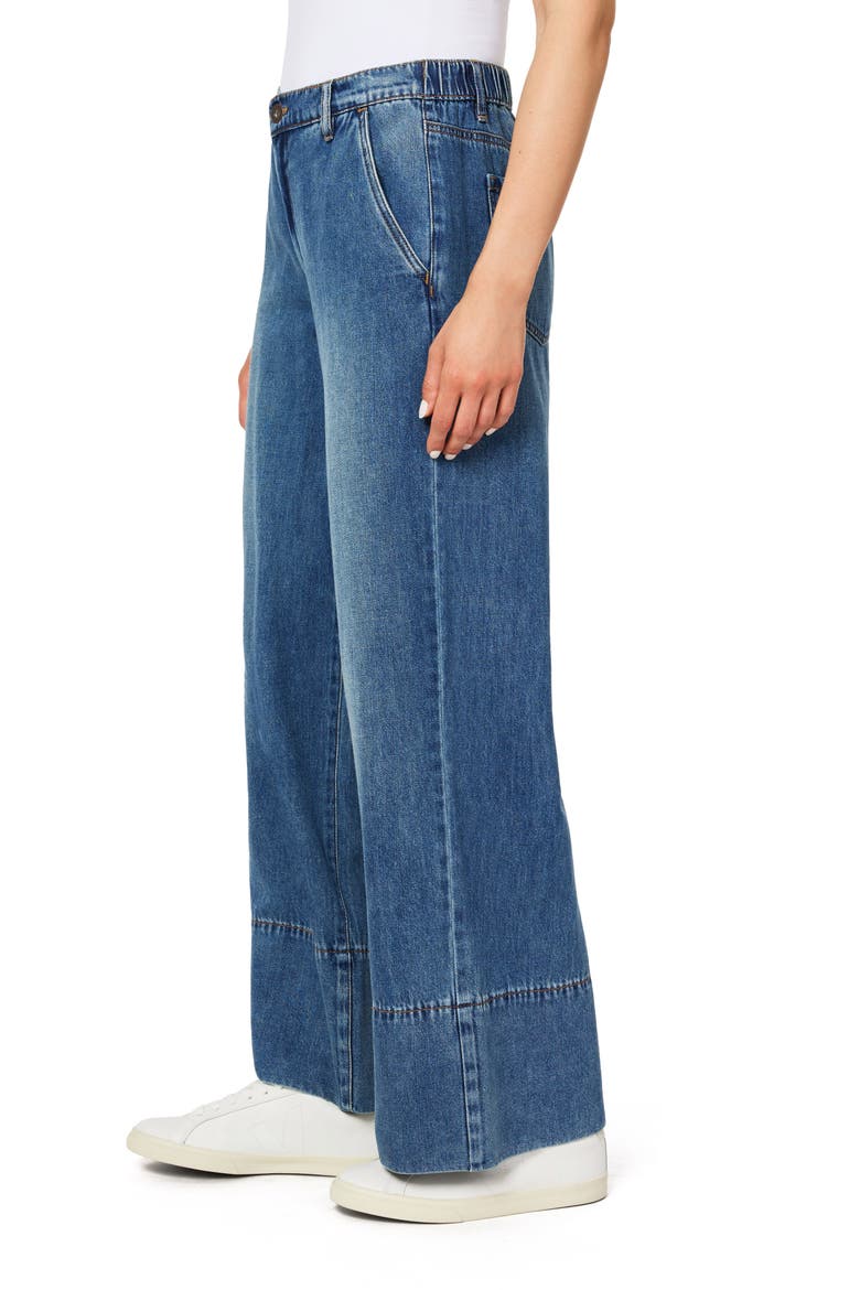 High Waist Wide Leg Jeans, Alternate, color, MELBOURNE