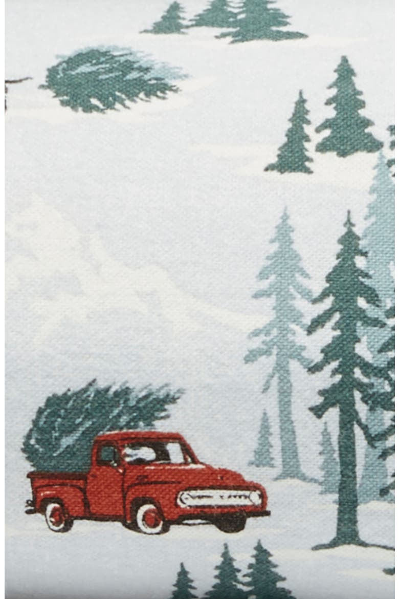 Tree Farm Sheet Set, Alternate, color, DARK ORANGE