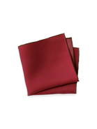 Paul Fredrick Solid Silk Pocket Square