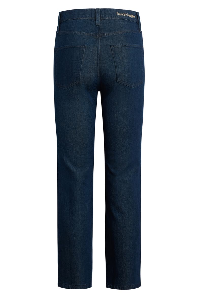 The Valentina Super High Waist Ankle Straight Leg Jeans, Alternate, color, PEPPER