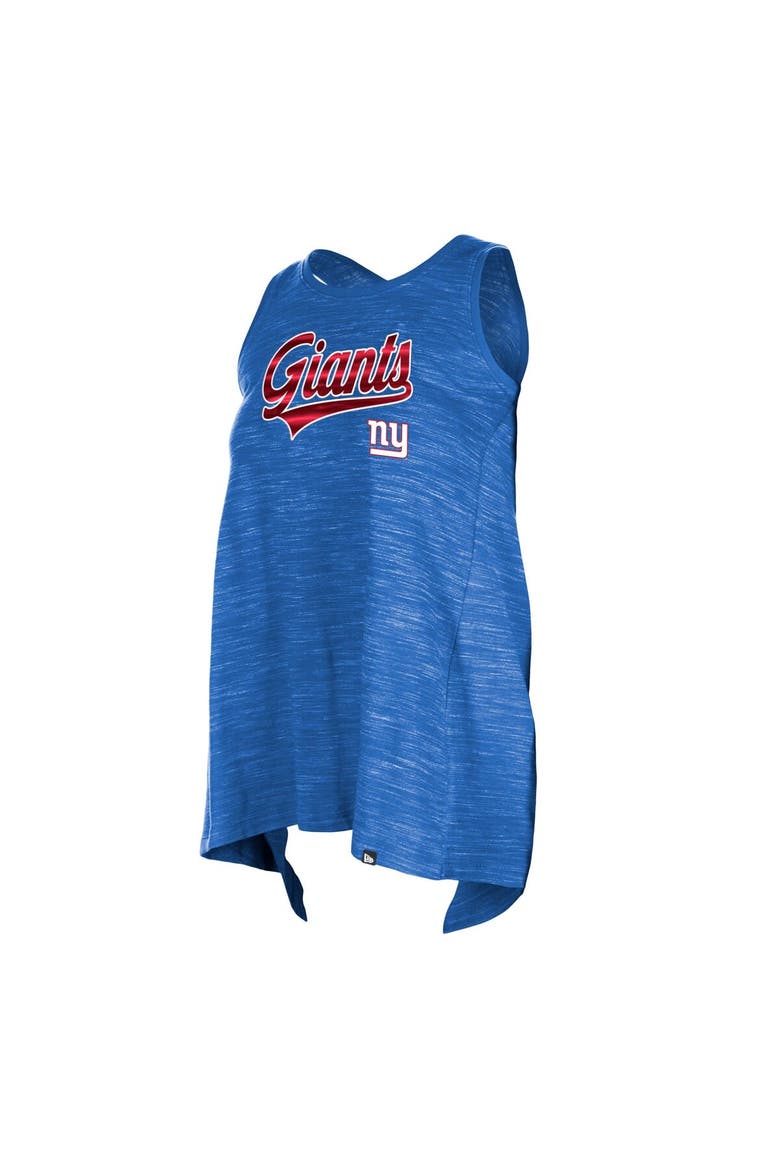 Women's New Era  Royal New York Giants  Space Dye Active Tank Top, Alternate, color, Royal