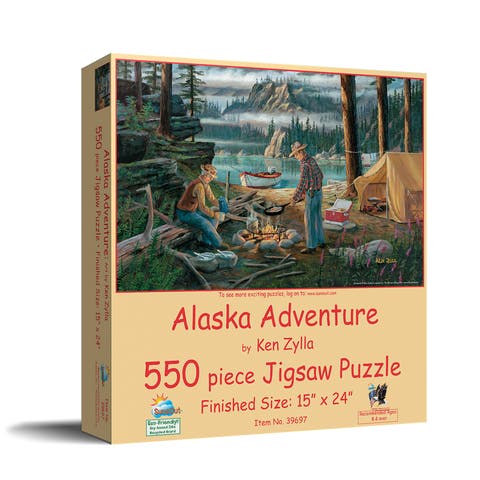 Alaska Adventure 550 piece Jigsaw Puzzle for Adults