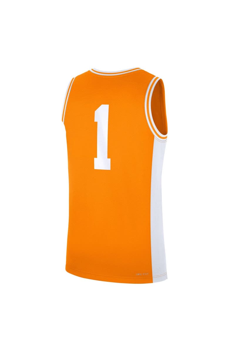 Nike Men's Nike #1 Tennessee Orange Tennessee Volunteers Road Replica Jersey, Alternate, color, Tennessee Orange