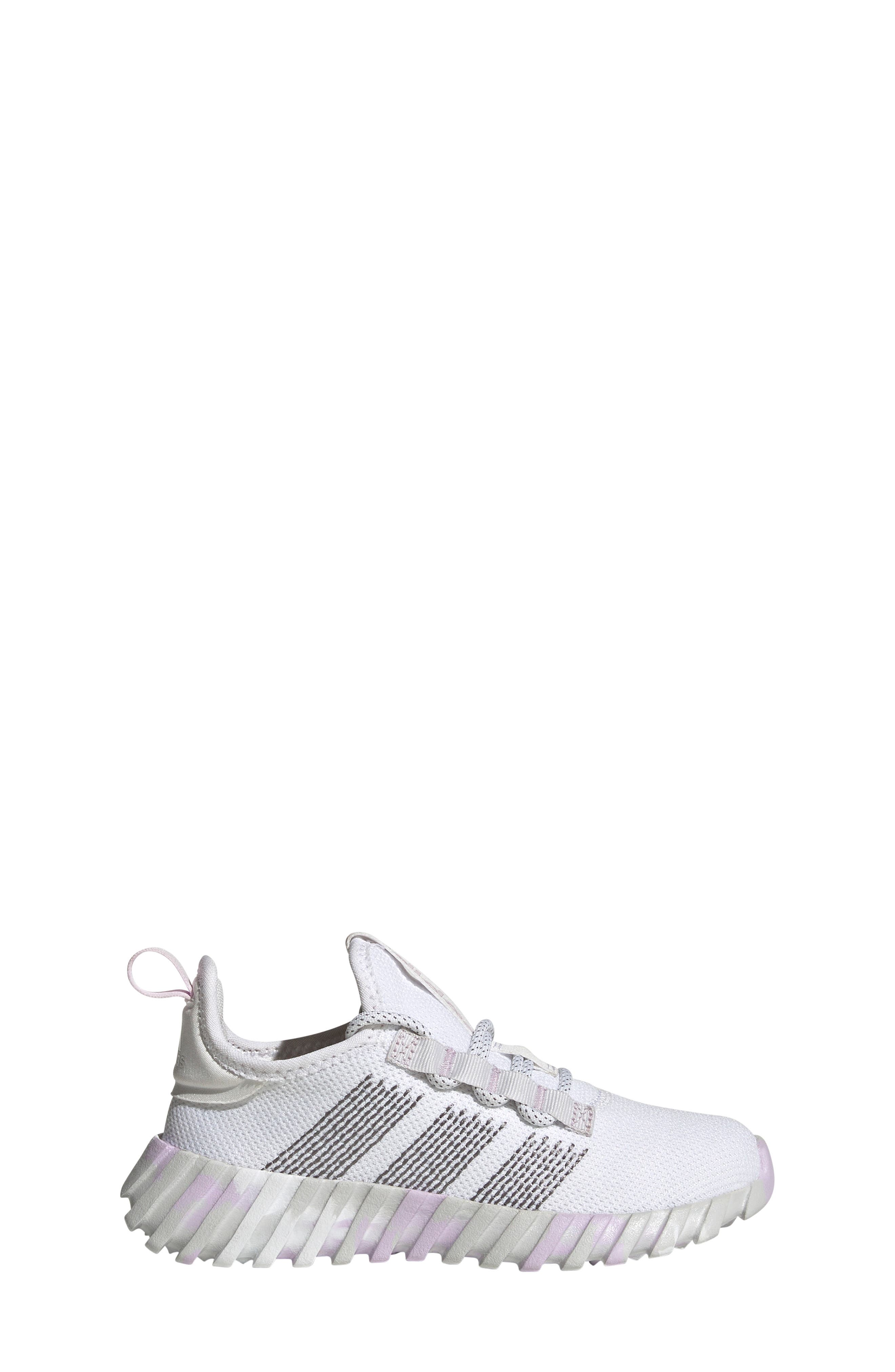 adidas Kids' Kaptir Flow Sneaker, Alternate, color, White/ Grey/ Dash Grey