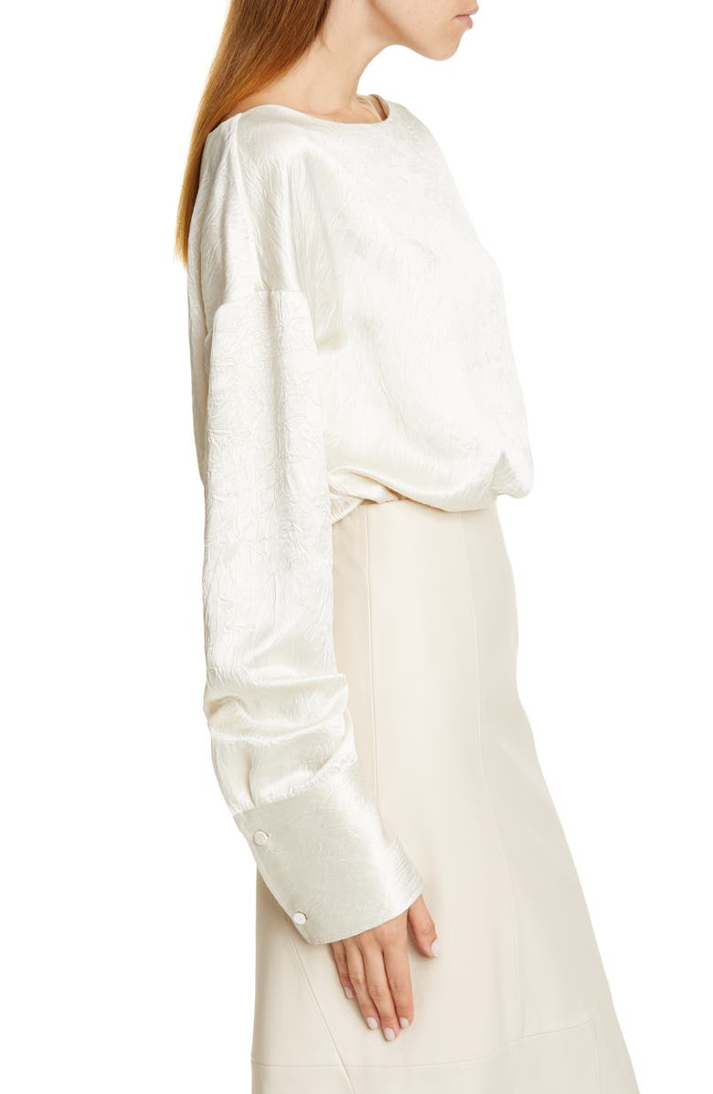 CO Crinkle Long Sleeve Blouse, Alternate, color, 