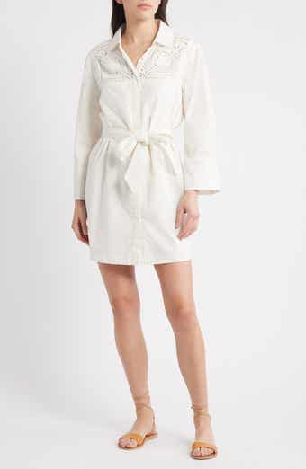 Cleobella Senara Long Sleeve Mini Shirtdress