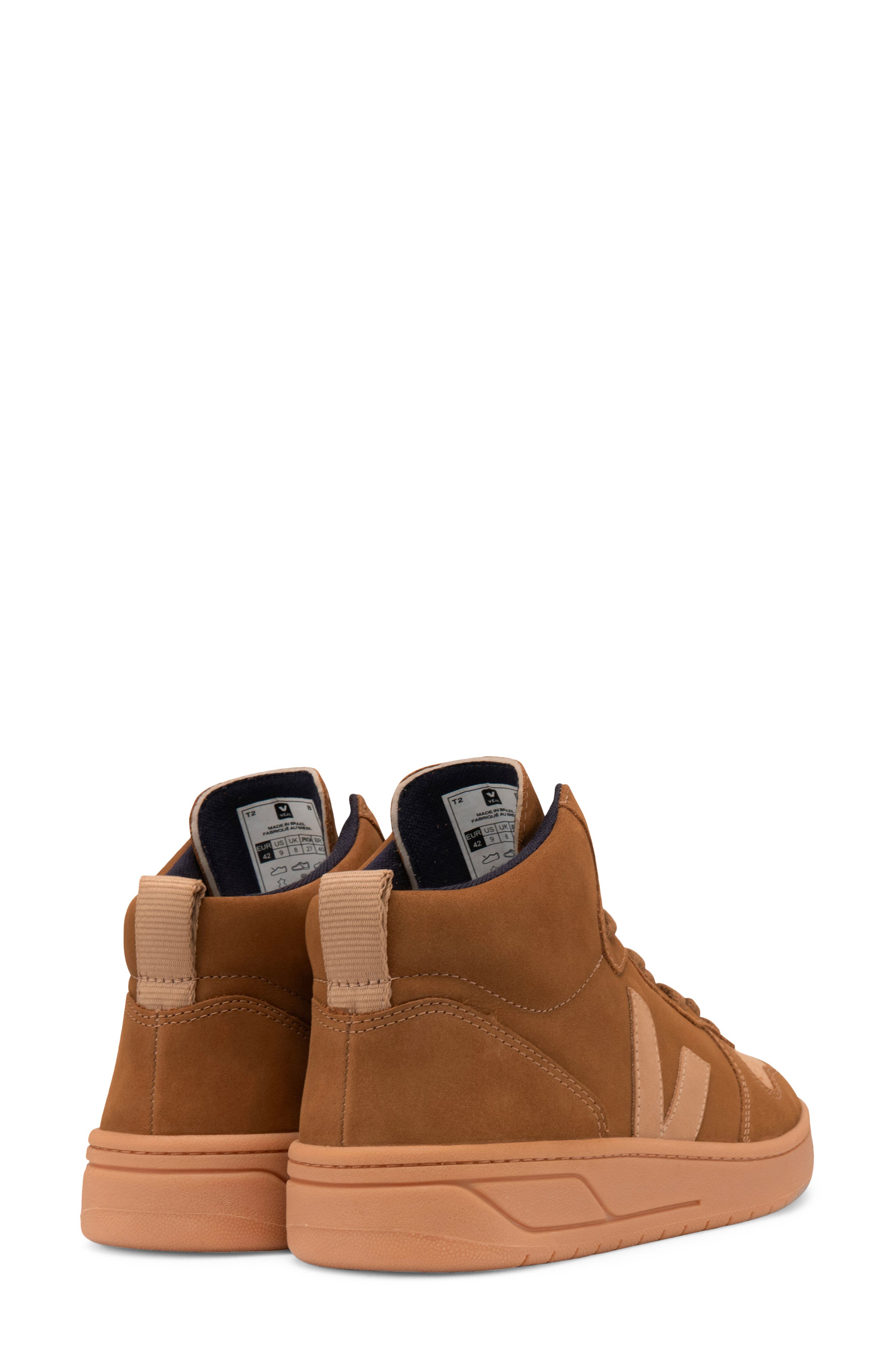 V-15 Suede High Top Sneaker, Alternate, color, CAMEL DESERT