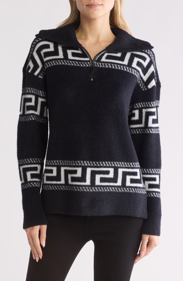 RDI Half Zip Geo Sweater, Main, color,