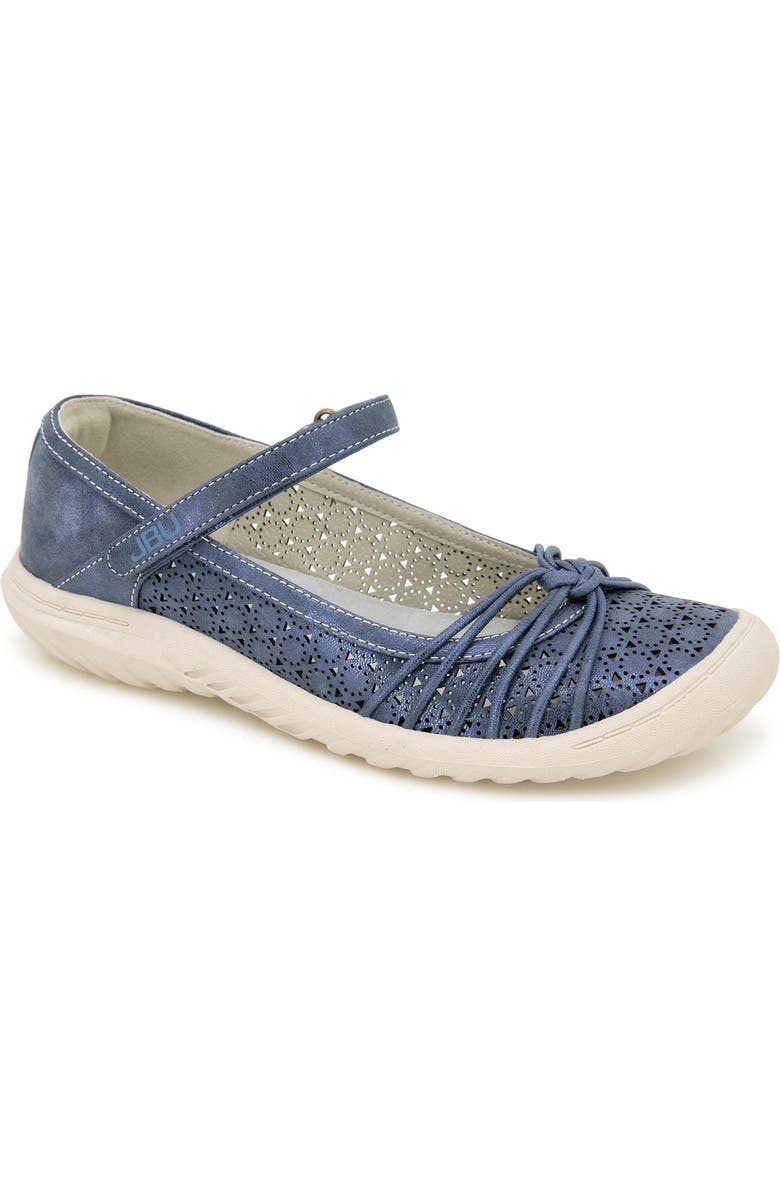 JBU Ramy Mary Jane Flat, Main, color, Navy Shimmer