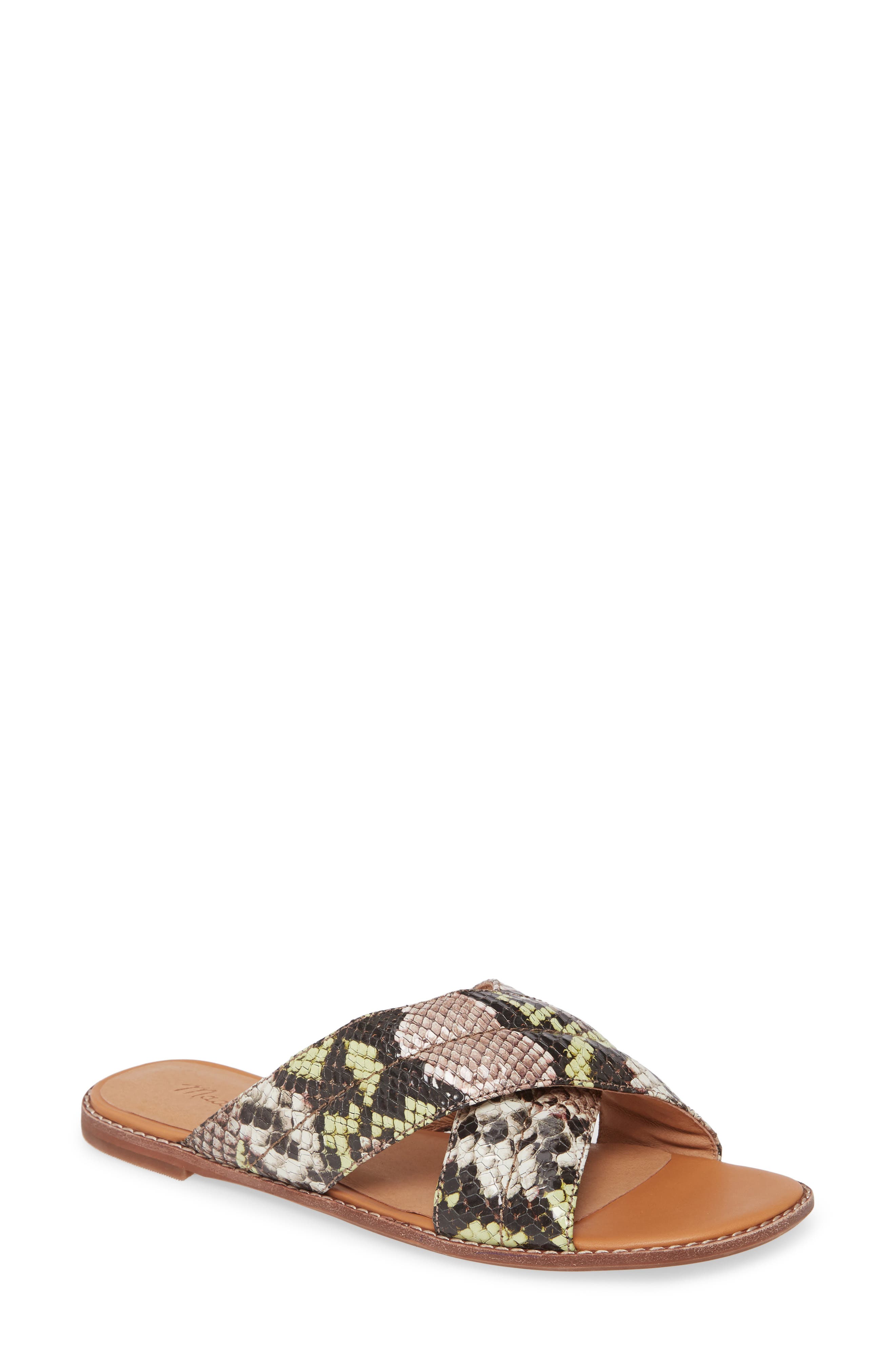 Madewell The Skyler Slide Sandal, Main, color, 