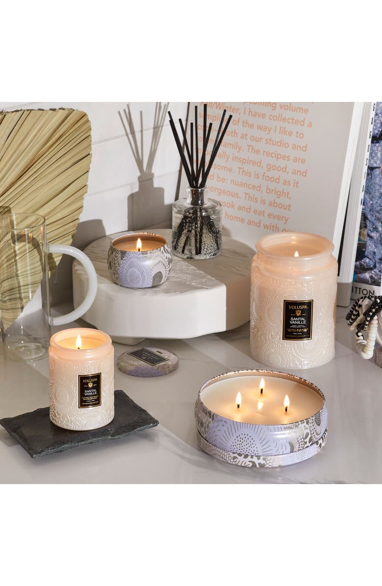 Voluspa Santal Vanille 3-Wick Tin Candle, Alternate, color, Santal Vanille Mini Tin