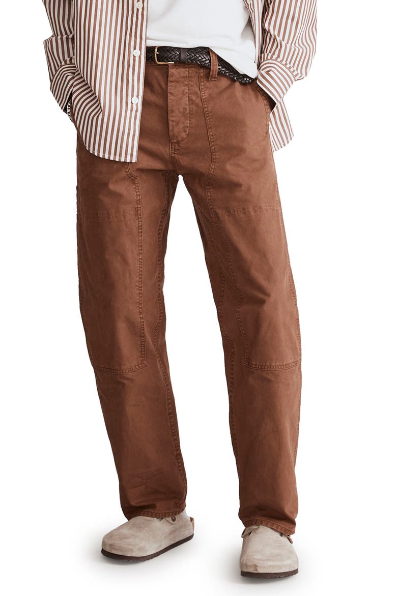 Men's Relaxed Straight Leg Workwear Pants, Main, color, FORAGE