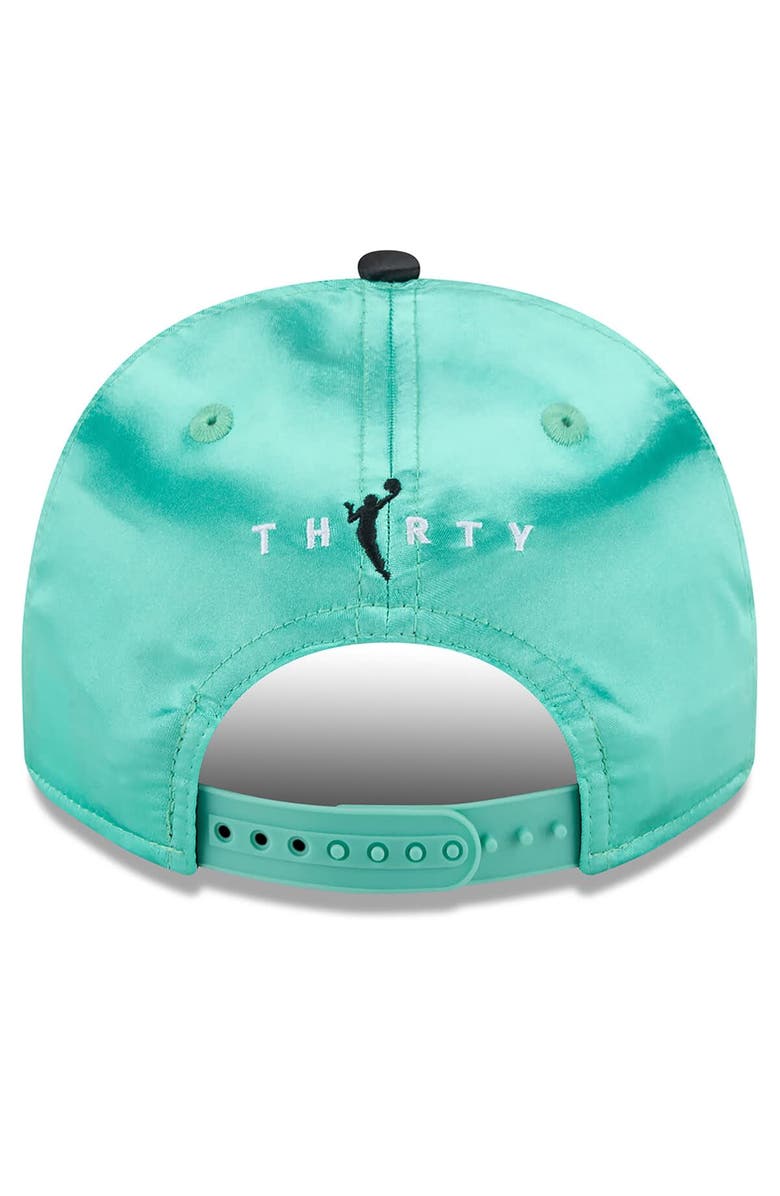 New Era Unisex New Era Turquoise/Black New York Liberty 2026 WNBA Draft Satin A-Frame 9FORTY Adjustable Hat, Alternate, color, Turquoise
