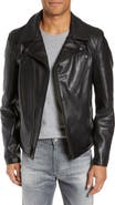 Schott NYC Waxy Cowhide Leather Moto Jacket