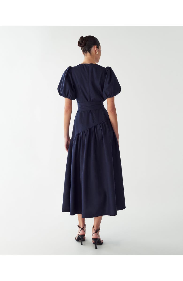 WILLA Elona Midi Dress, Alternate, color, Navy Blue