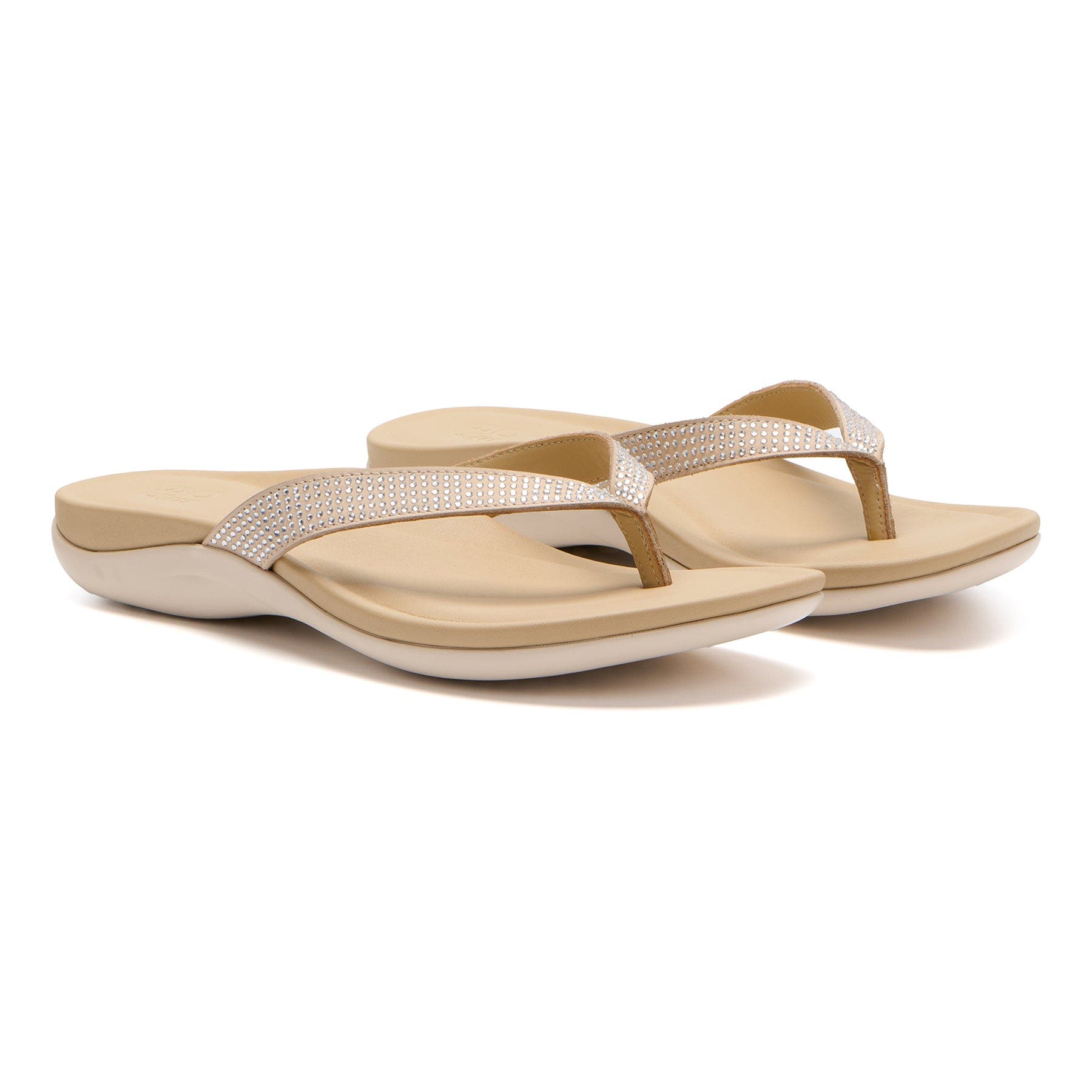 ABEO Oasis Flip Flop, Alternate, color, Sand Sparkle - Regular
