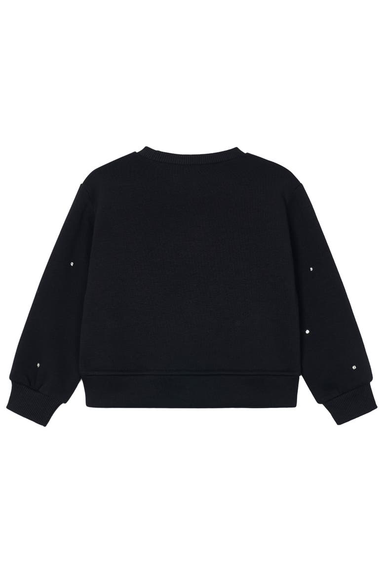 Love Sweatshirt, Alternate, color, Black