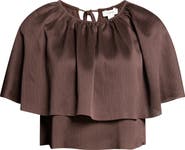 Vince Tiered Cape Top