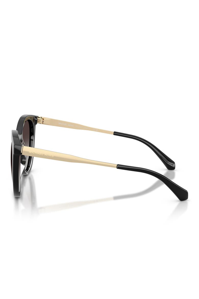 Tarifa 53mm Gradient Round Sunglasses, Alternate, color, BLACK / GREY GRADIENT BLACK