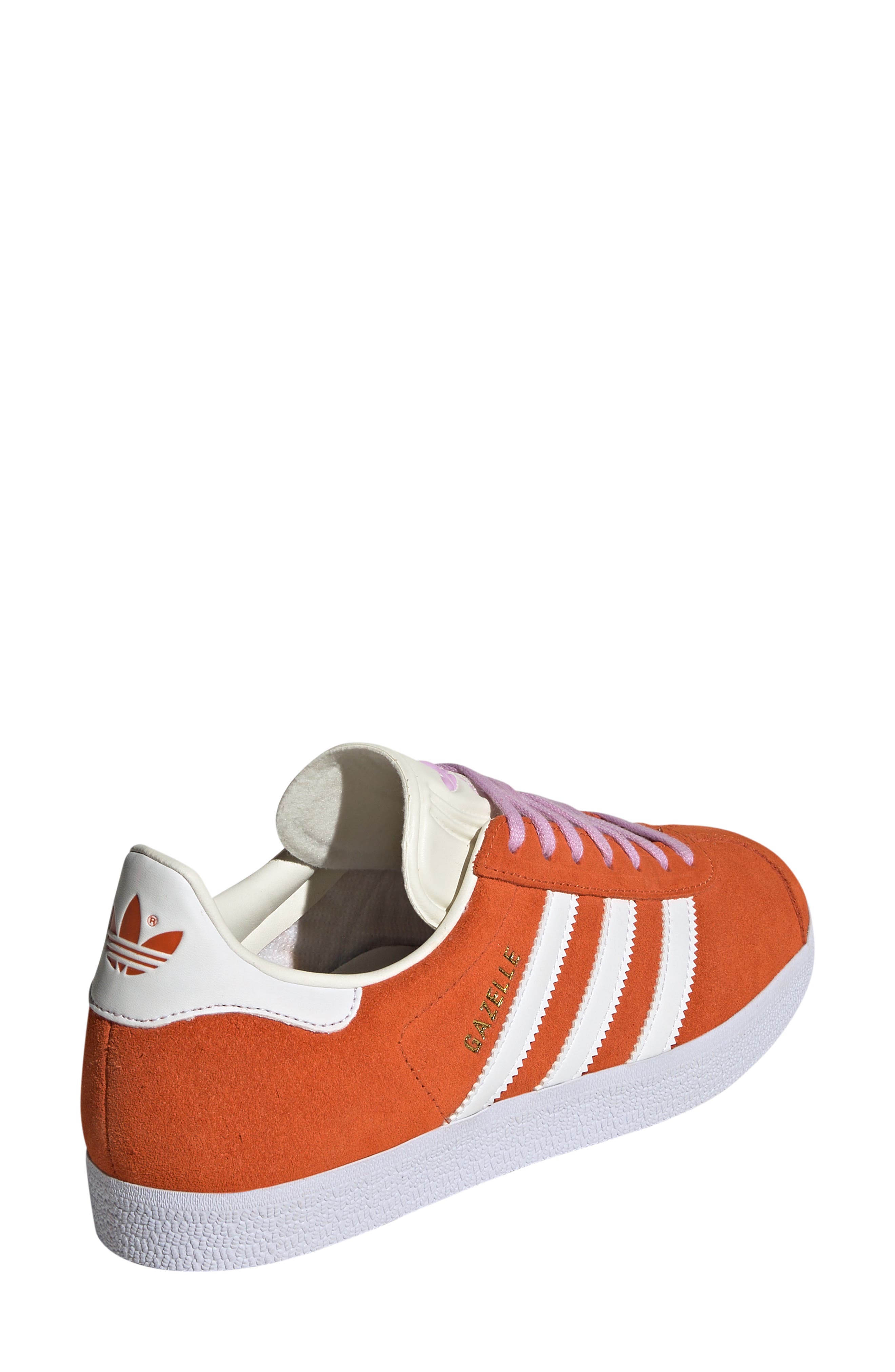 Gazelle Sneaker, Alternate, color, ORANGE/ WHITE/ OFF WHITE