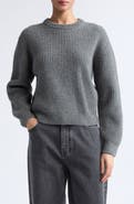 Jil Sander Wool Crop Sweater