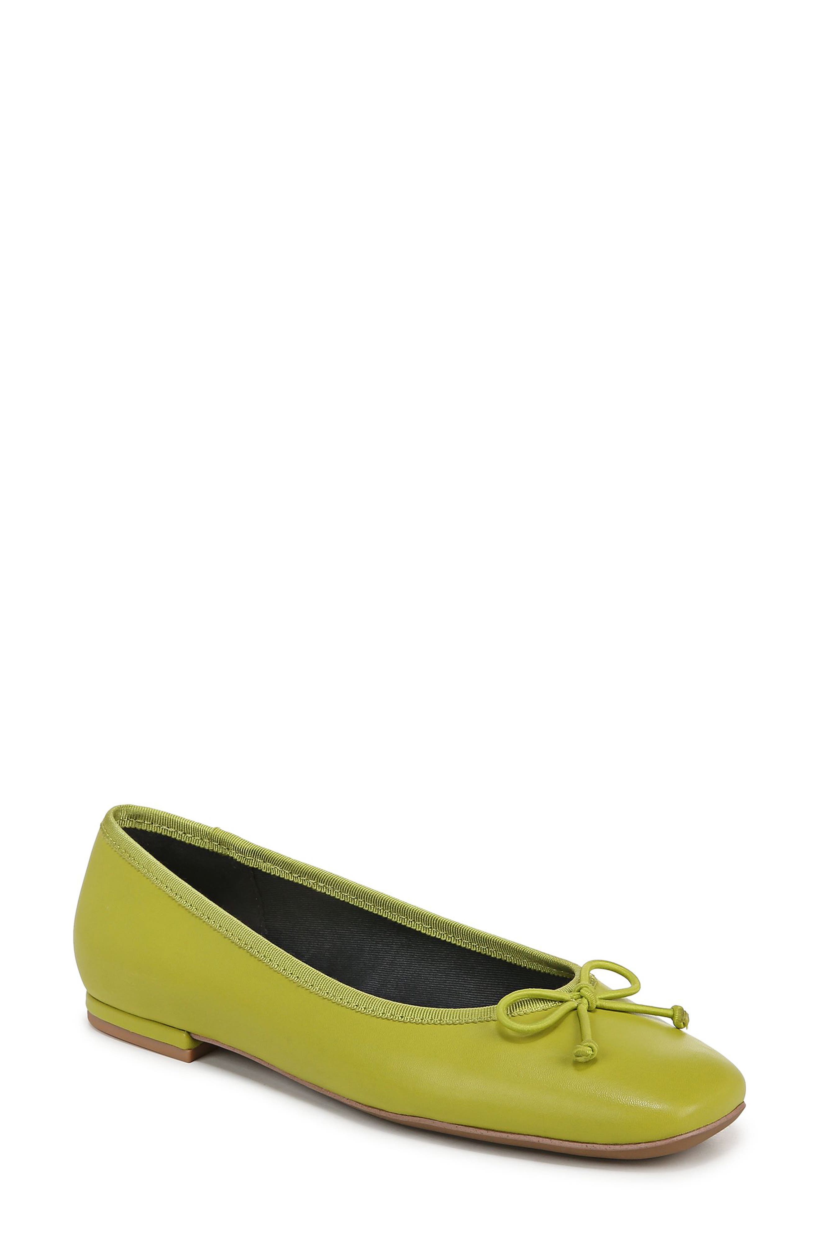 Abigail Ballet Flat, Main, color, GREEN