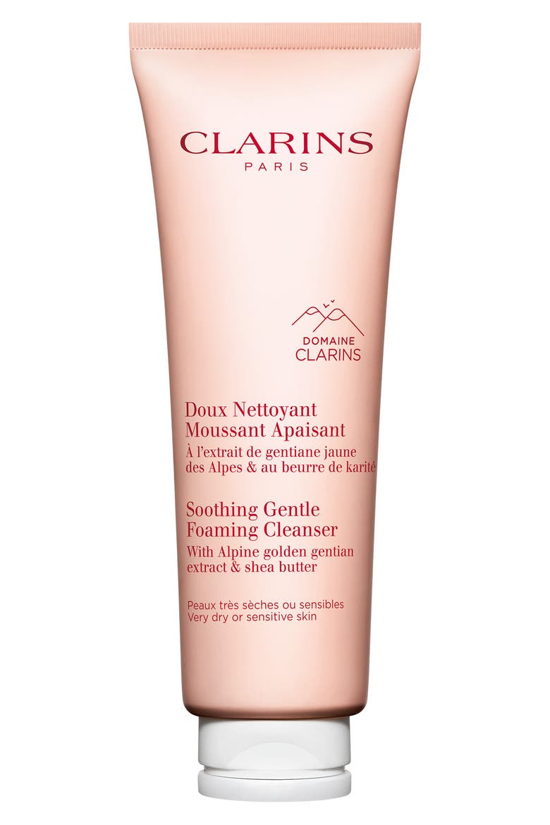 Soothing Gentle Foaming Face Cleanser with Shea Butter, Main, color, NO COLOR