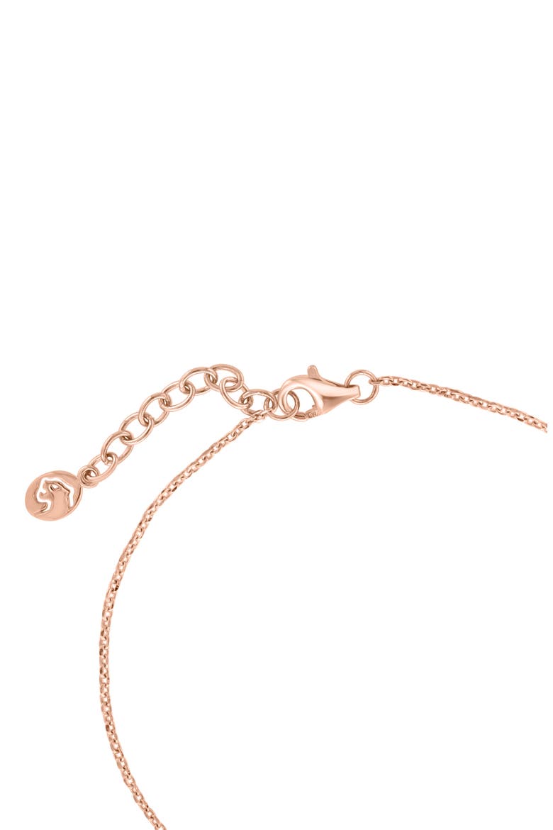 14K Gold Plated Sterling Silver Pavé Diamond Heart Bracelet, Alternate, color, GOLD PLATED