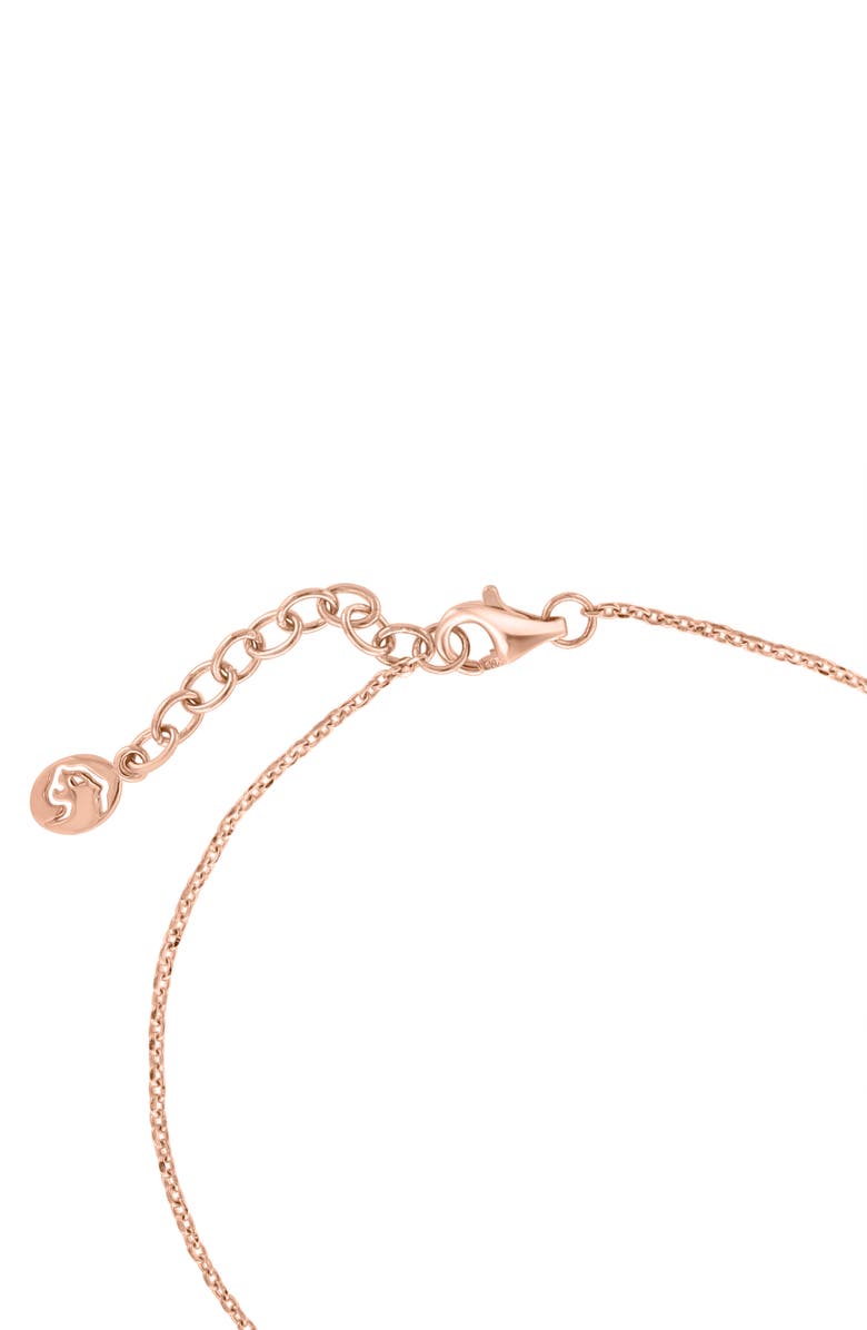 EFFY 14K Gold Plated Sterling Silver Pavé Diamond Heart Bracelet, Alternate, color,