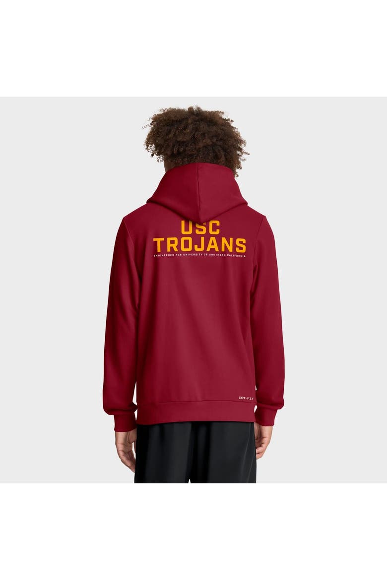 Men's Nike Cardinal USC Trojans 2025 Sideline Standard Issue Dri-FIT Full-Zip Hoodie, Alternate, color, Cardinal