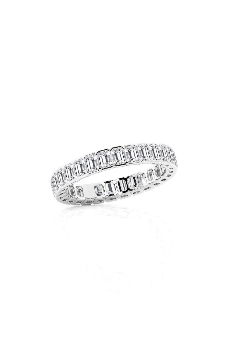 Badgley Mischka Collection Emerald Cut Lab Created Diamond Infinity Ring - 2.0ctw, Alternate, color, 