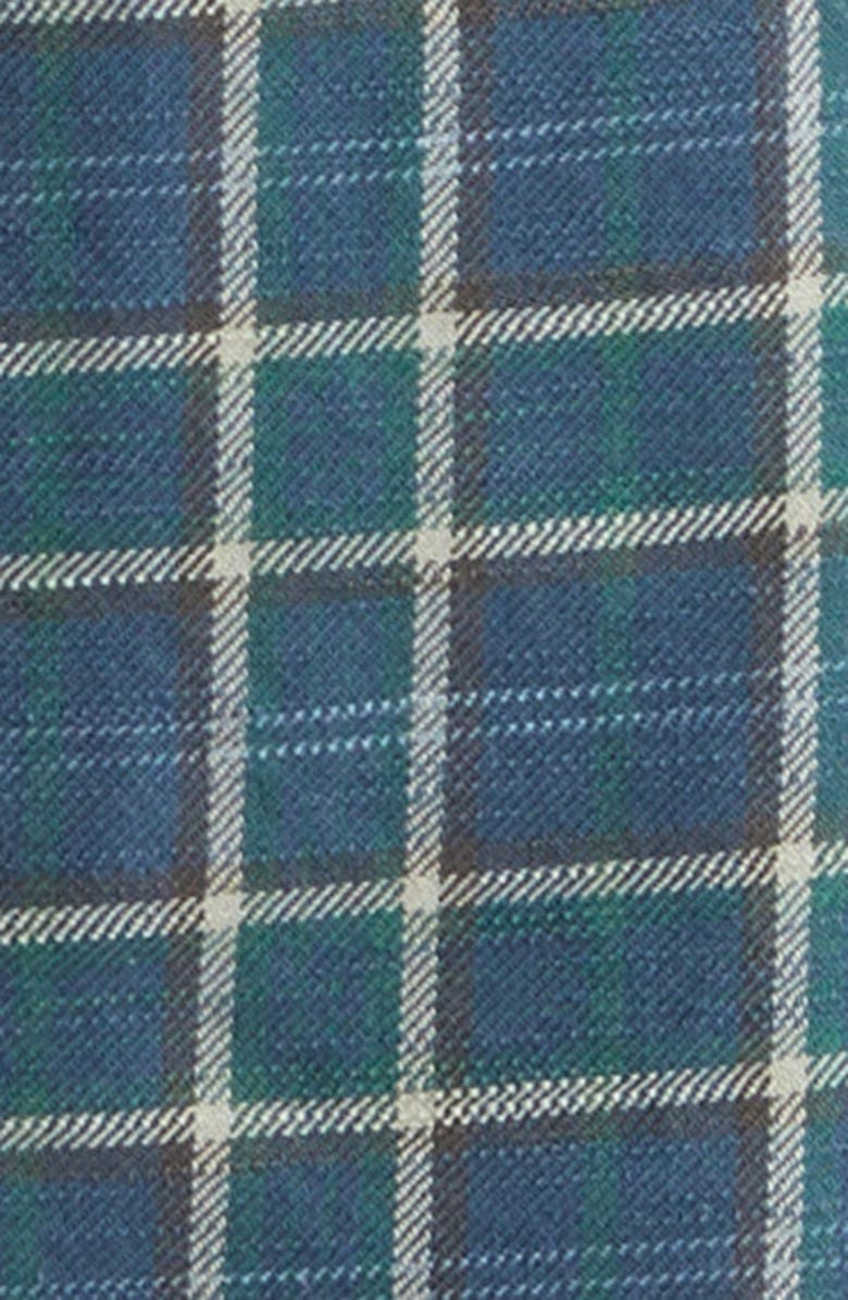 ERL Gender Inclusive Plaid Flannel Overshirt, Alternate, color, Green