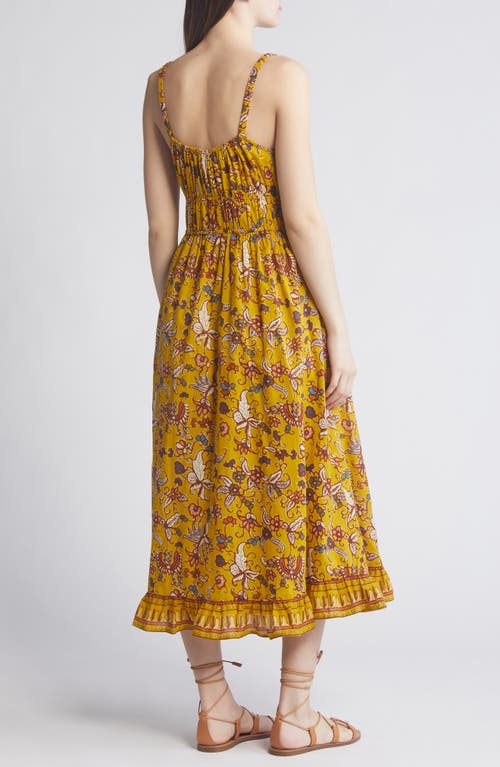 Cleobella Winona Sleeveless Midi Dress In Evora Print