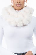 MARCUS ADLER Faux Fur Infinity Scarf