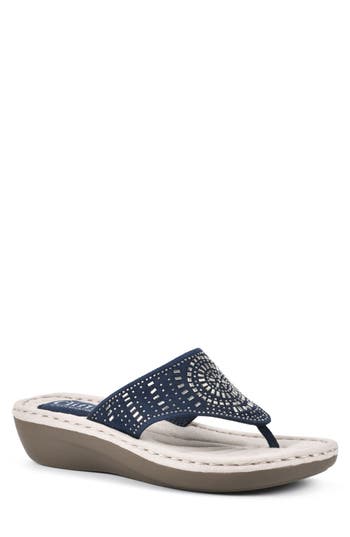 Cliffs By White Mountain Cienna Thong Comfort Sandal