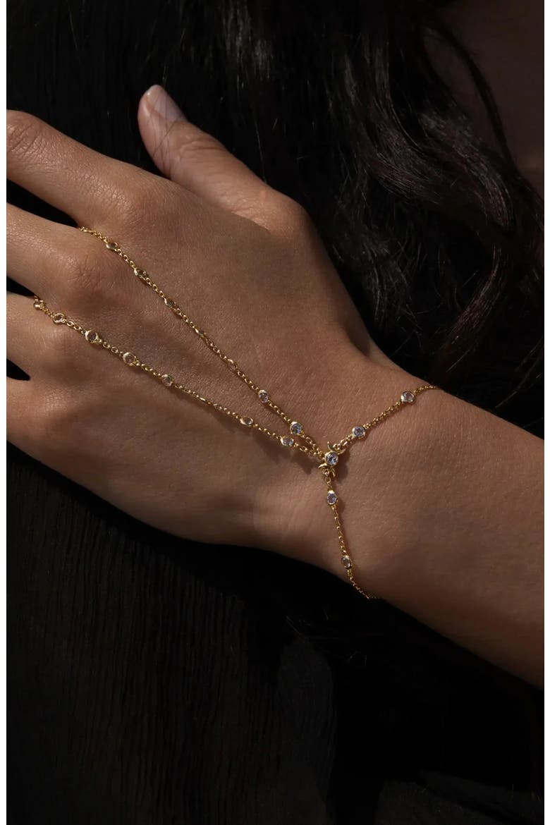 Triple Moon Hand Chain, Alternate, color, 925 STERLING SILVER