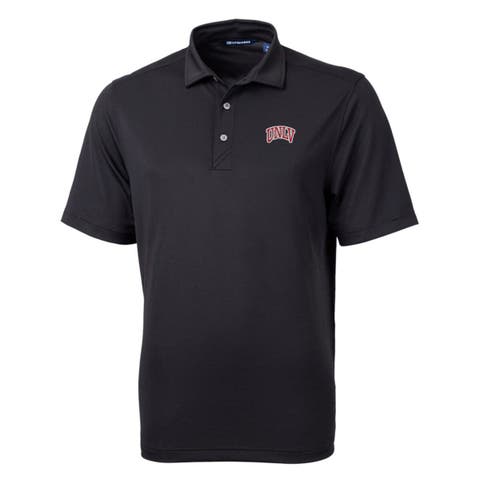 Men's Cutter & Buck Black UNLV Rebels Big & Tall Virtue Eco Pique Recycled Polo
