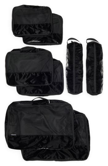 Mytagalongs Set Of 8 Packing Cubes In Black