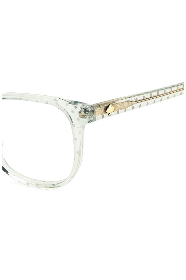 joliet 51mm square optical glasses, Alternate, color, GREEN