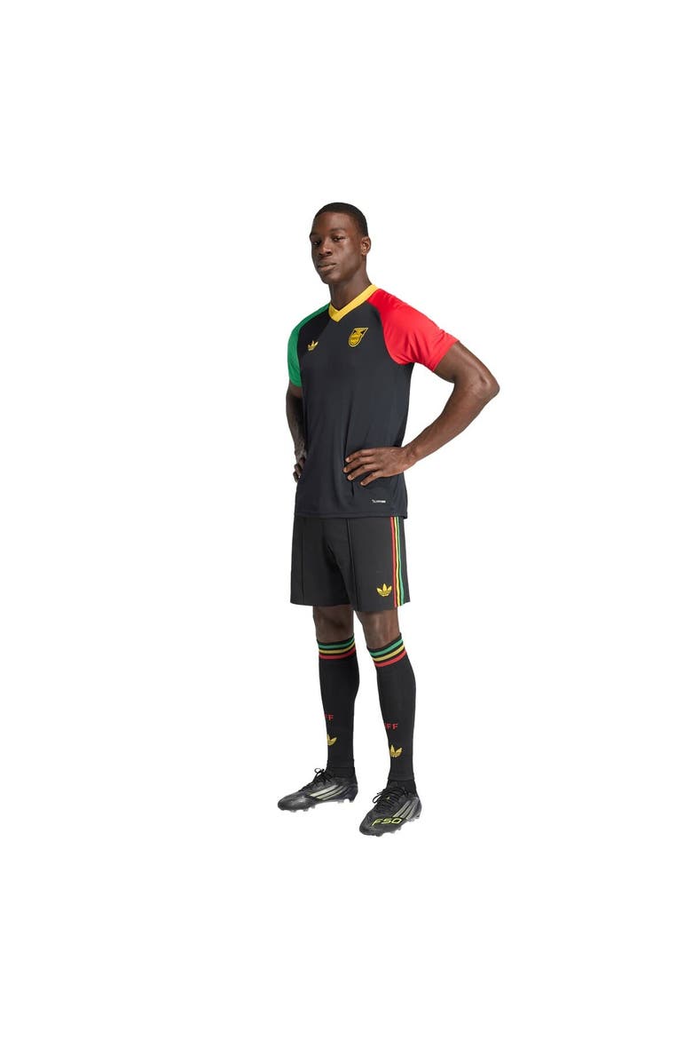 Men's adidas Black Jamaica National Team 2026 Pre-Match Training Jersey, Alternate, color, Black